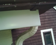 We began the trapping process immediately and had removed 5 squirrels within a couple days.  After monitoring the hole over the weekend to make sure all the squirrels were gone, we repaired the hole with solid metal flashing.