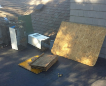 These are some of the materials we use to efficiently trap and remove the said raccoons that are nesting in the rubber roof