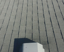 A customer in Watertown, MA called hearing scratching in the attic.  Upon the inspection we found evidence of Squirrels entering through the roof vent guard.  Here is the before photo of no vent guard.