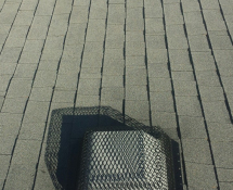 The finished product!  Roof Vent Guards are effective and a sure way to keeping any critters out of your home!