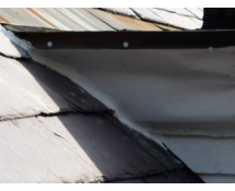 Bat entry gap repaired in a Newton MA home.