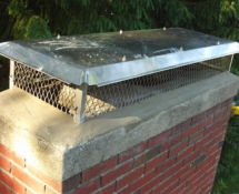 Chimney Cap to Prevent Raccoon Re-Entry/ Crown Repair