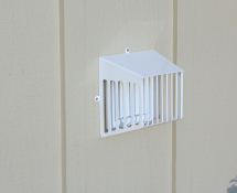 The Defender Vent is perfect if you have squirrels and birds nesting inside your fan or dryer vent.  This vent cover is chew proof and a perfect addition to your home to protect people and Wildlife.