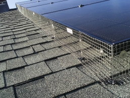 Solar Panel Guards on rooftops