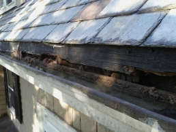 Soffit Repair outside