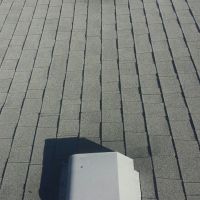 A customer in Watertown, MA called hearing scratching in the attic. Upon the inspection we found evidence of Squirrels entering through the roof vent guard. Here is the before photo of no vent guard.